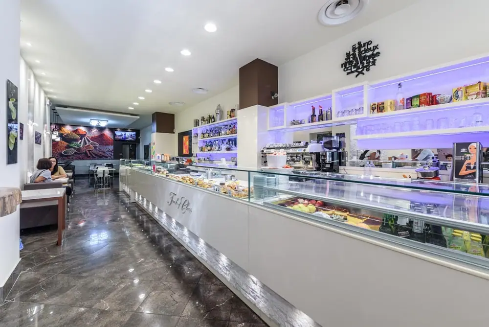 Banco di una pasticceria